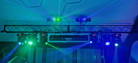 Huur hier uw professionele licht show