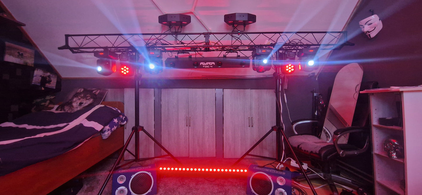 Huur hier uw professionele licht show