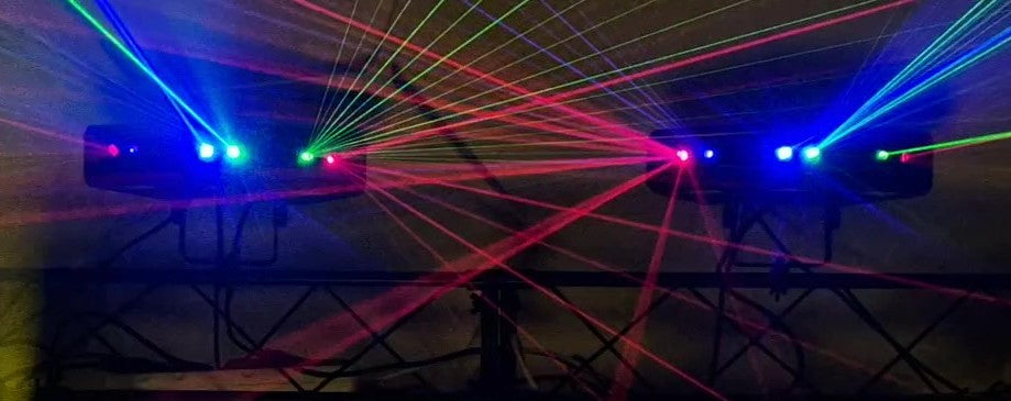 6 Eye Laser Licht set